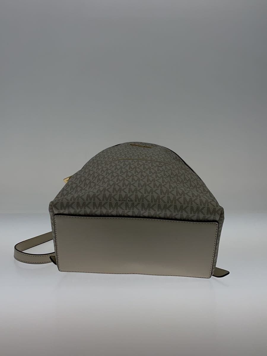 MICHAEL KORS Backpack PVC WHT All Over Pattern 4