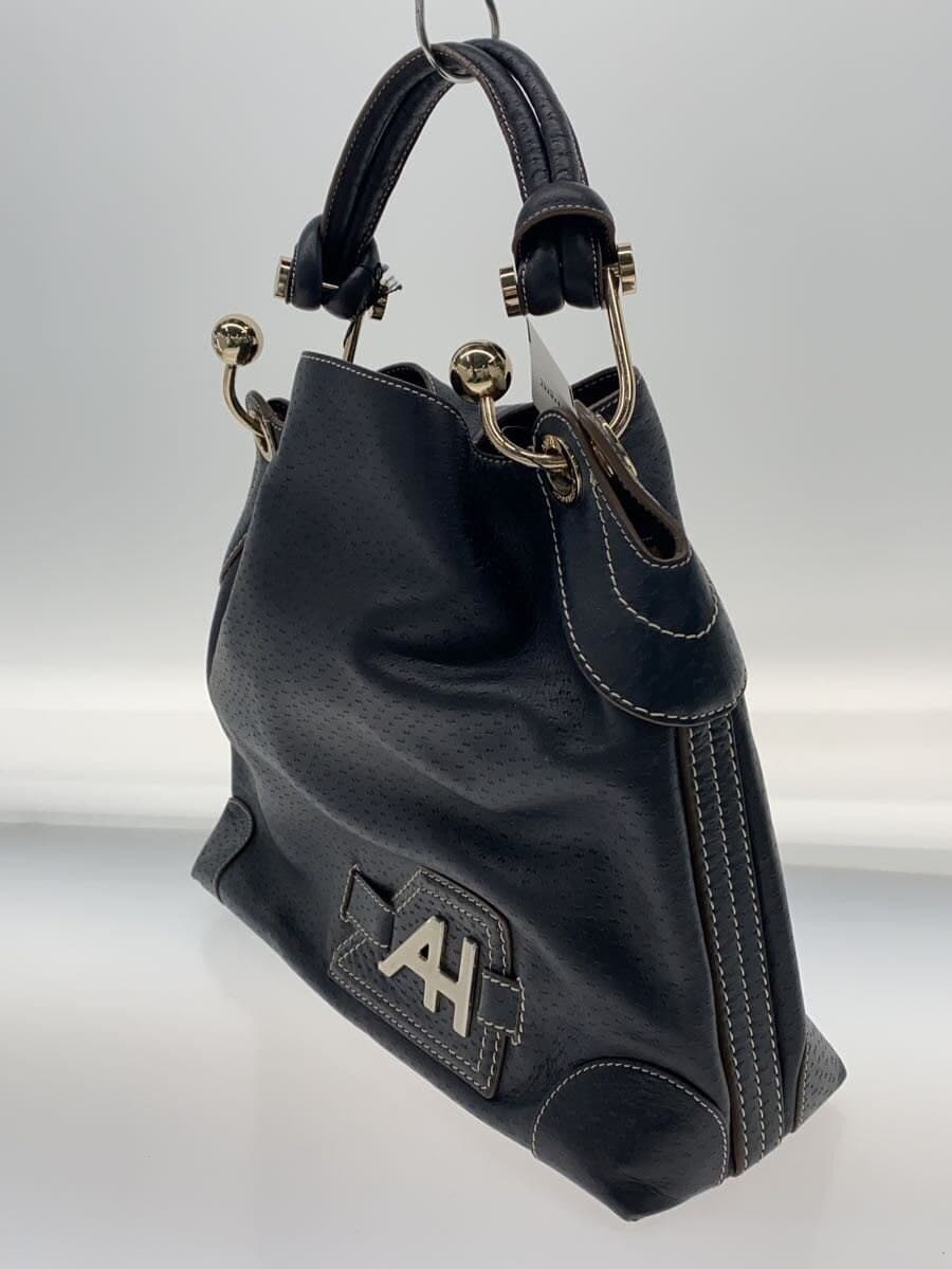 ANYA HINDMARCH Tote Bag Leather NVY Solid 2