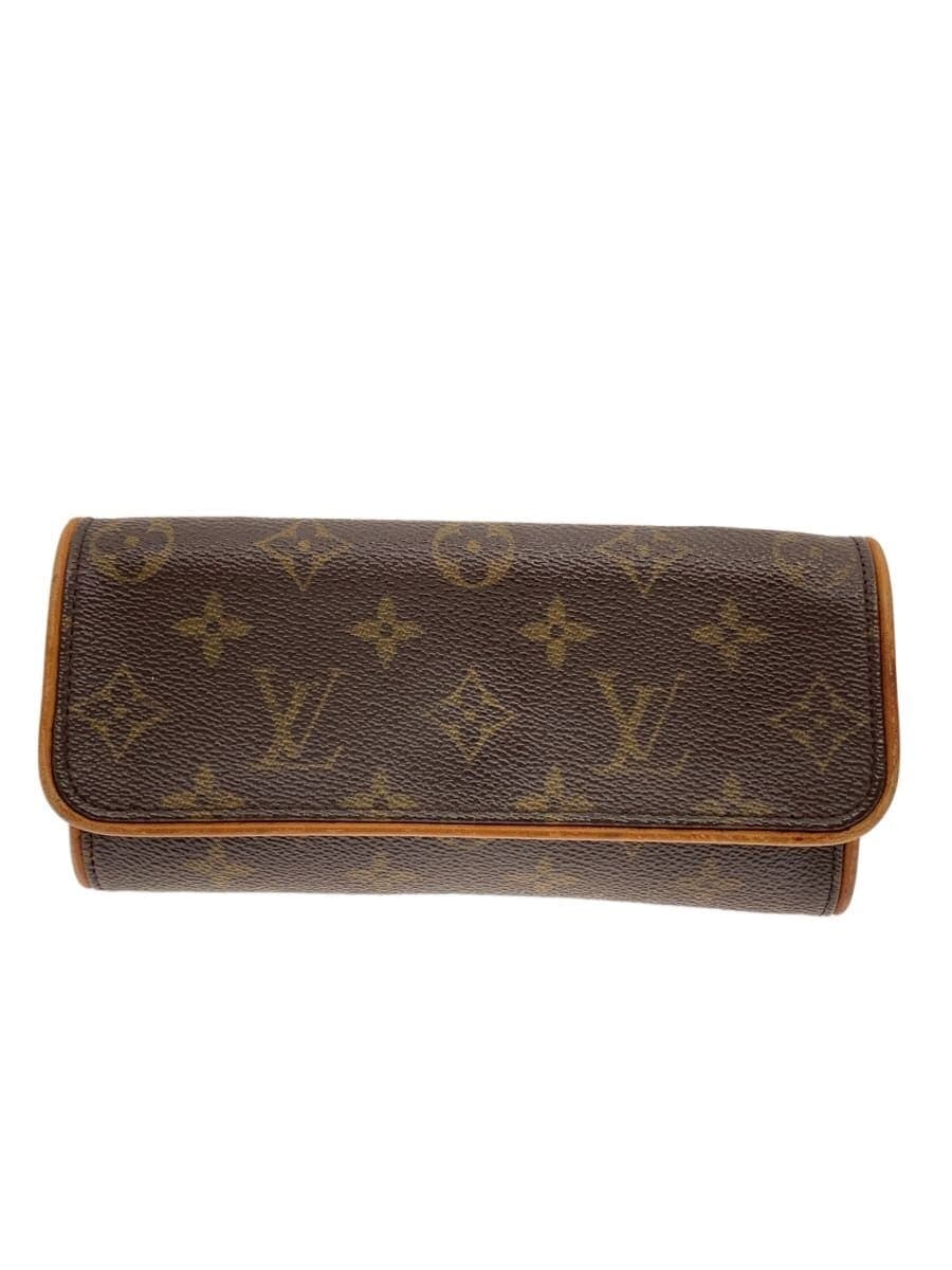LOUIS VUITTON Pochette Twin PM_Monogram Canvas PVC BRW
