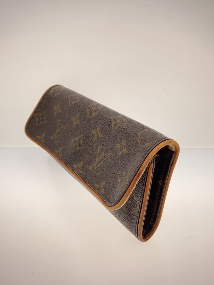 LOUIS VUITTON Pochette Twin PM_Monogram Canvas PVC BRW 2