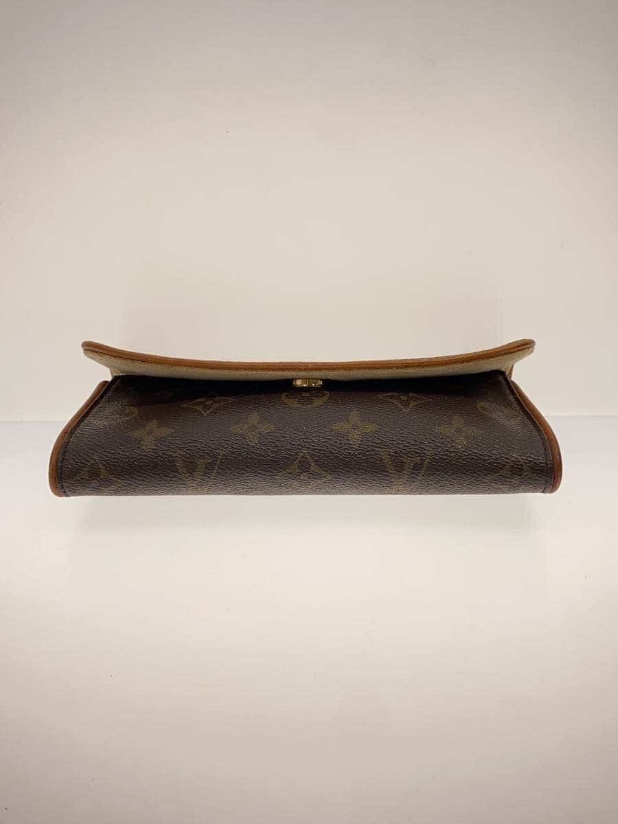 LOUIS VUITTON Pochette Twin PM_Monogram Canvas PVC BRW 4