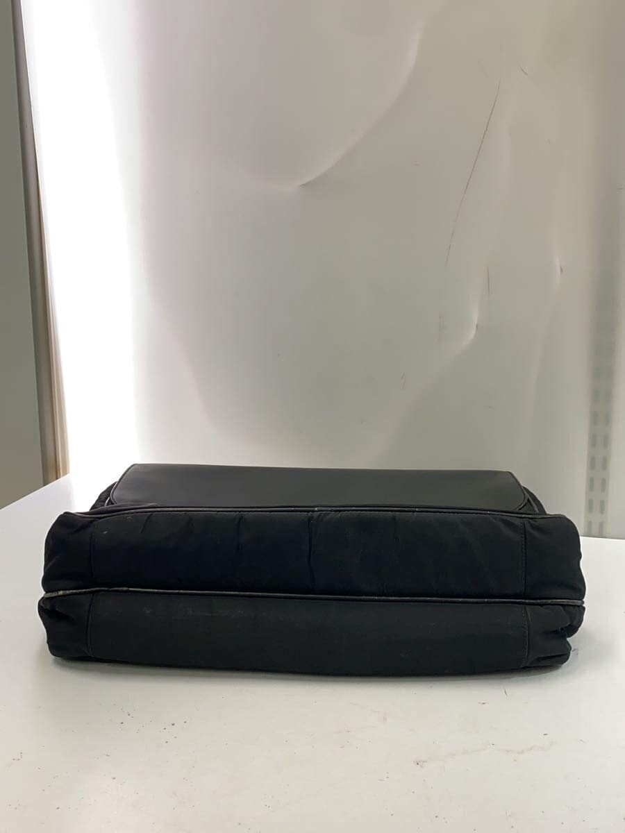 PRADA Bag Nylon Black Solid Color V119 4