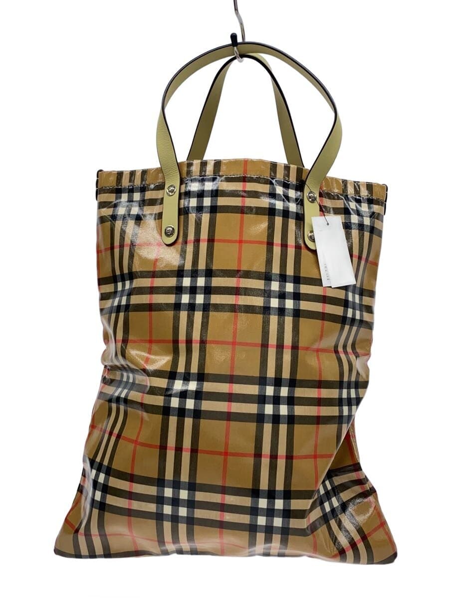 BURBERRY tote bag PVC CML check 4077306