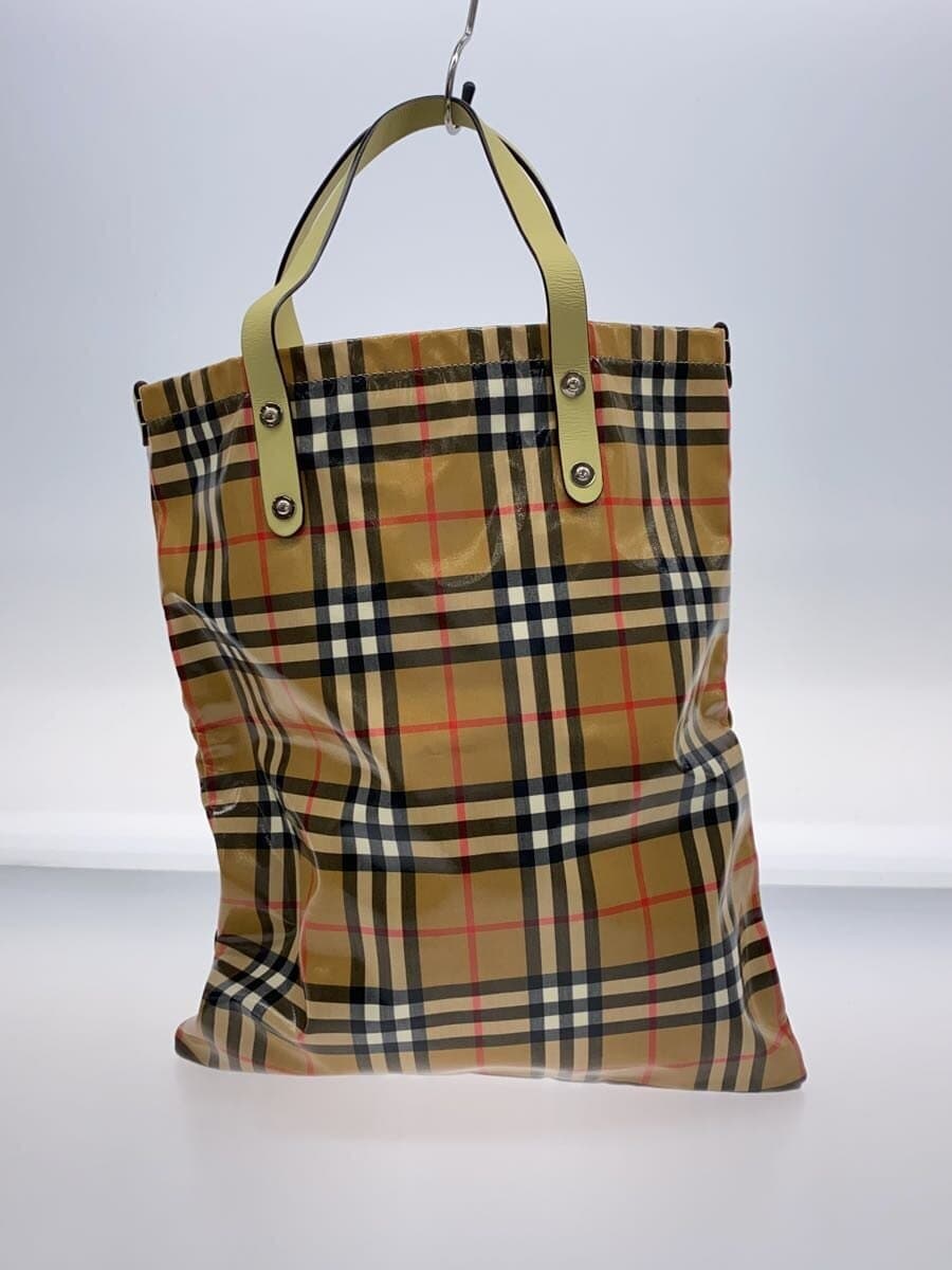 BURBERRY tote bag PVC CML check 4077306 3