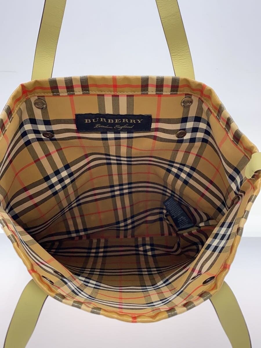 BURBERRY tote bag PVC CML check 4077306 6