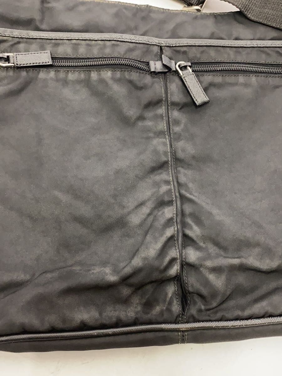 PRADA Shoulder Bag Nylon BLK Solid 7