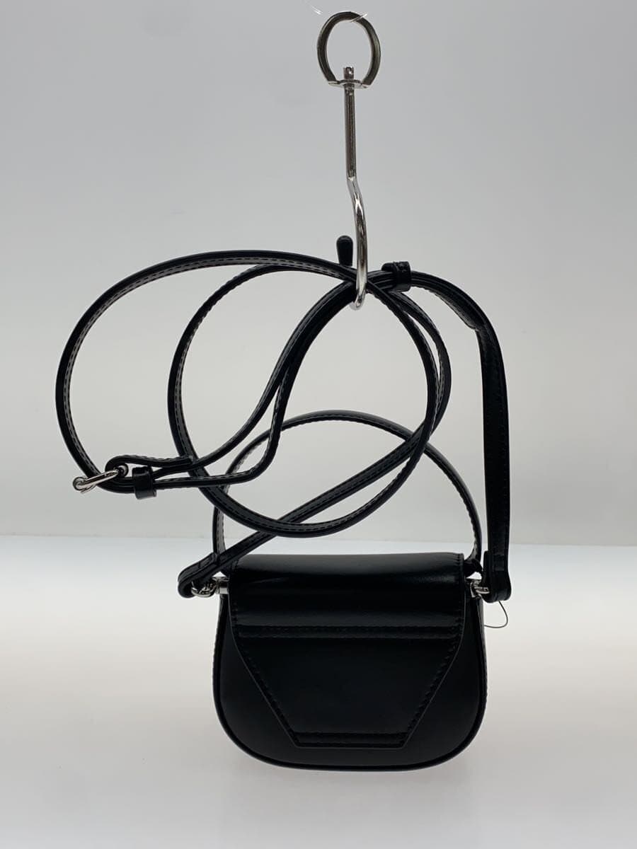 DIESEL Shoulder Bag Leather BLK 3