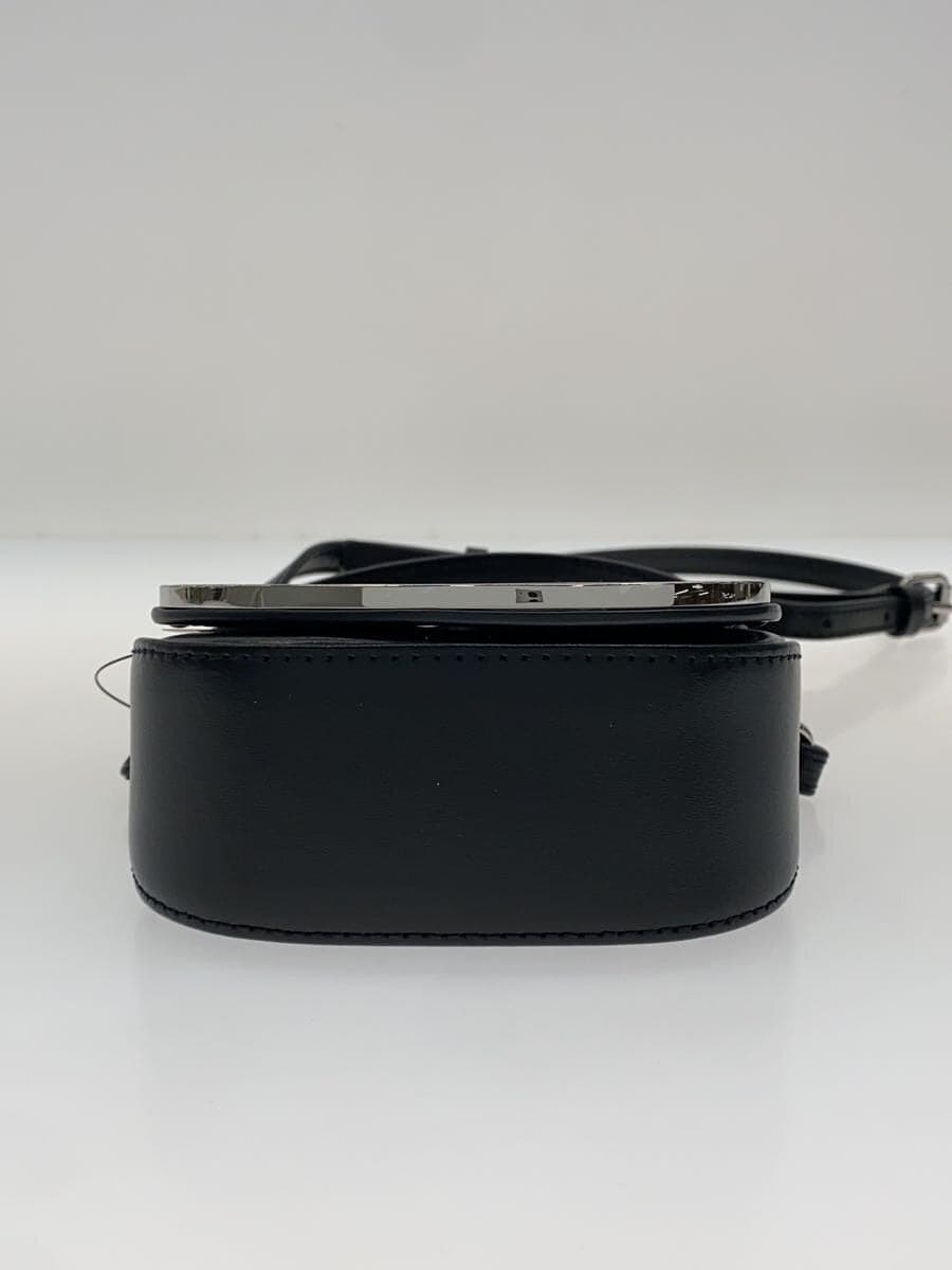 DIESEL Shoulder Bag Leather BLK 4