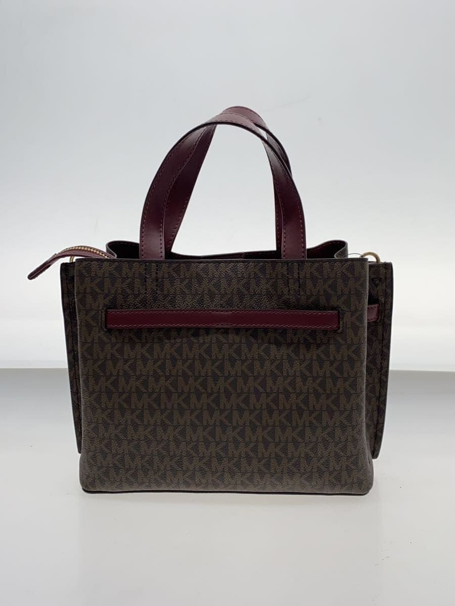 MICHAEL KORS Handbag PVC BRW All Over Pattern 35H0GU5S1B 3