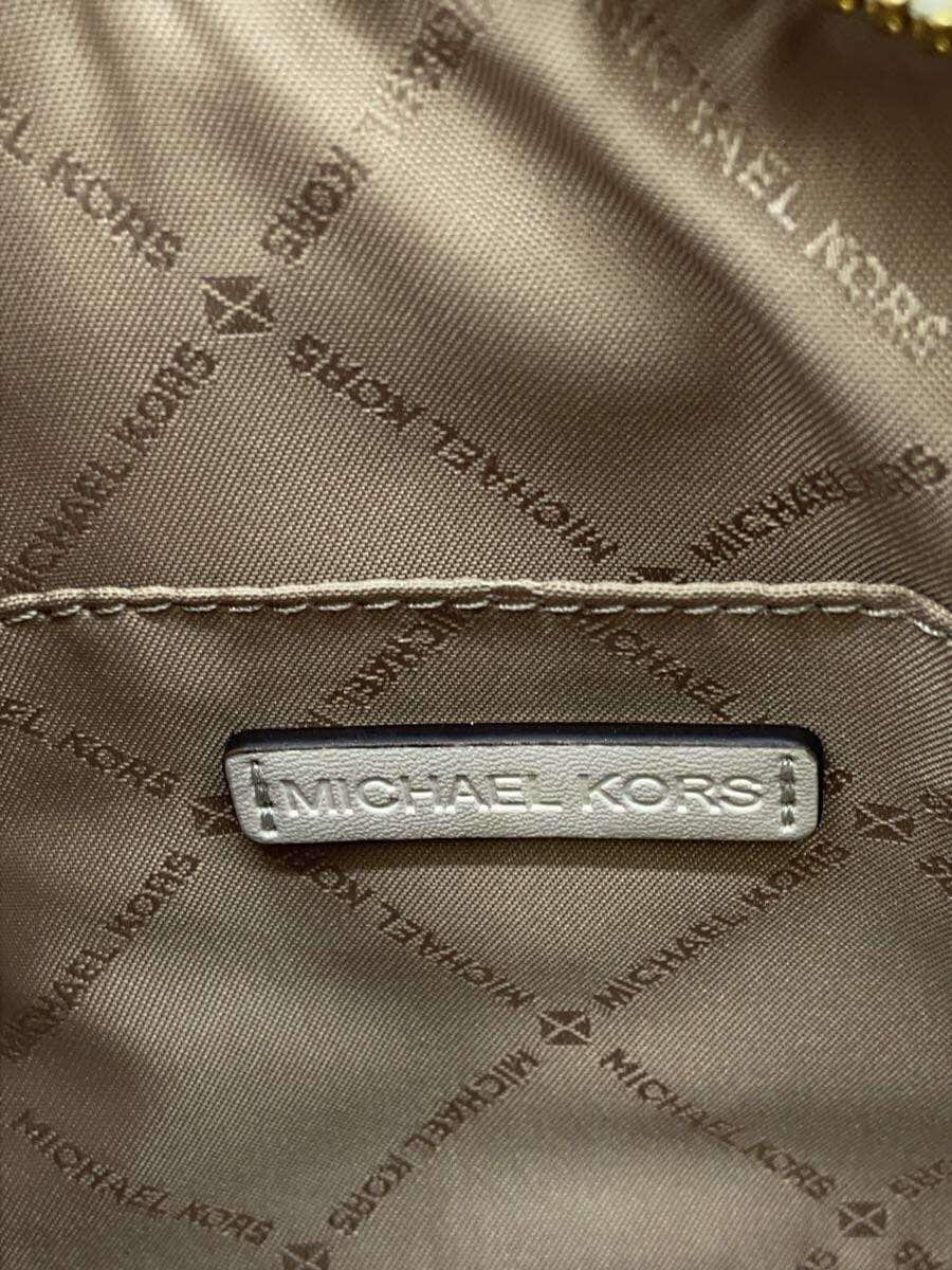 MICHAEL KORS Shoulder Bag Canvas BEG All Over Pattern 35F4GTFC1 5