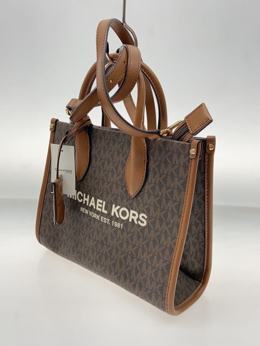 MICHAEL KORS Shoulder Bag PVC BRW All Over Pattern 35F2G7ZC5B 2