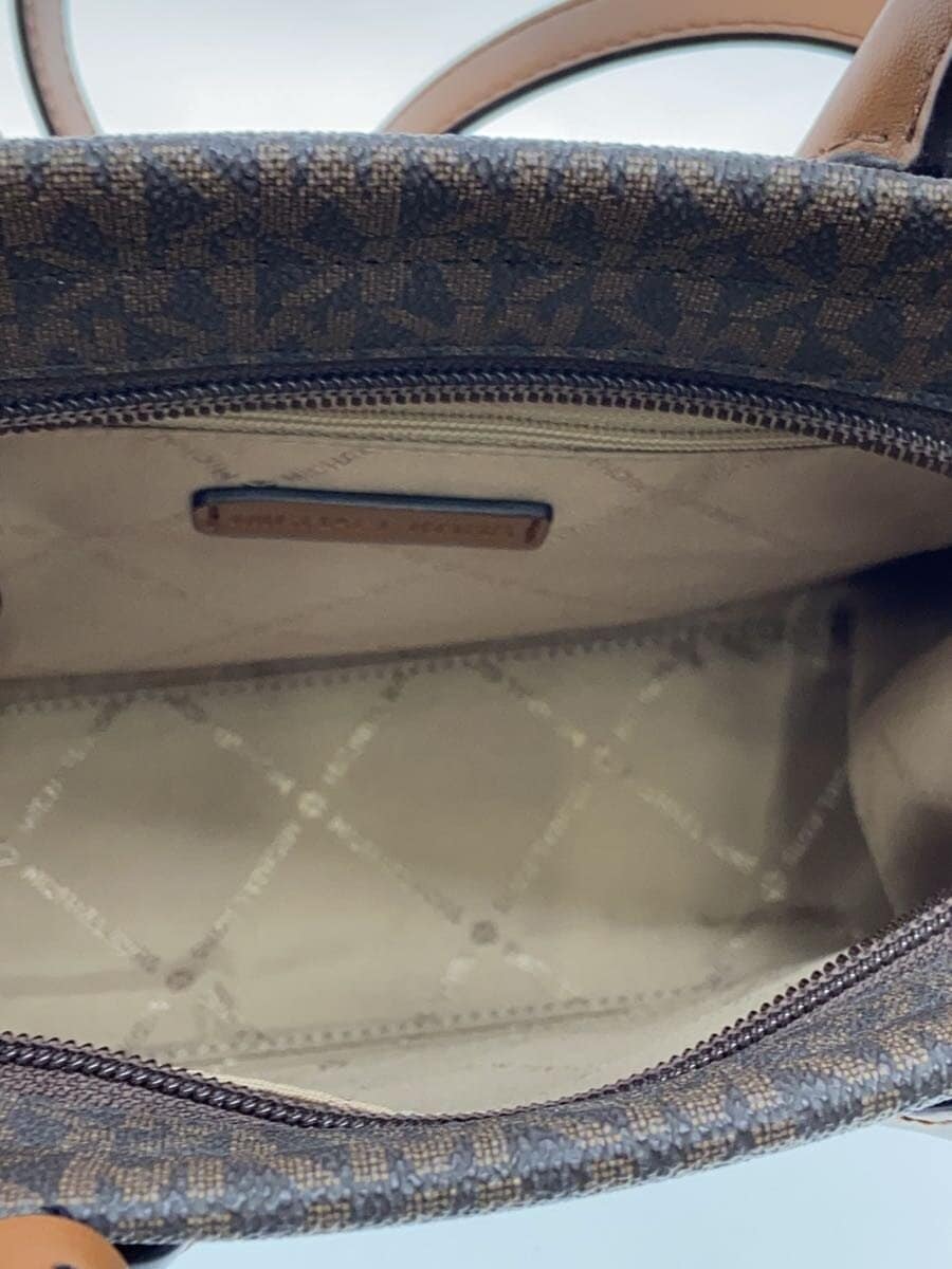 MICHAEL KORS Shoulder Bag PVC BRW All Over Pattern 35F2G7ZC5B 6