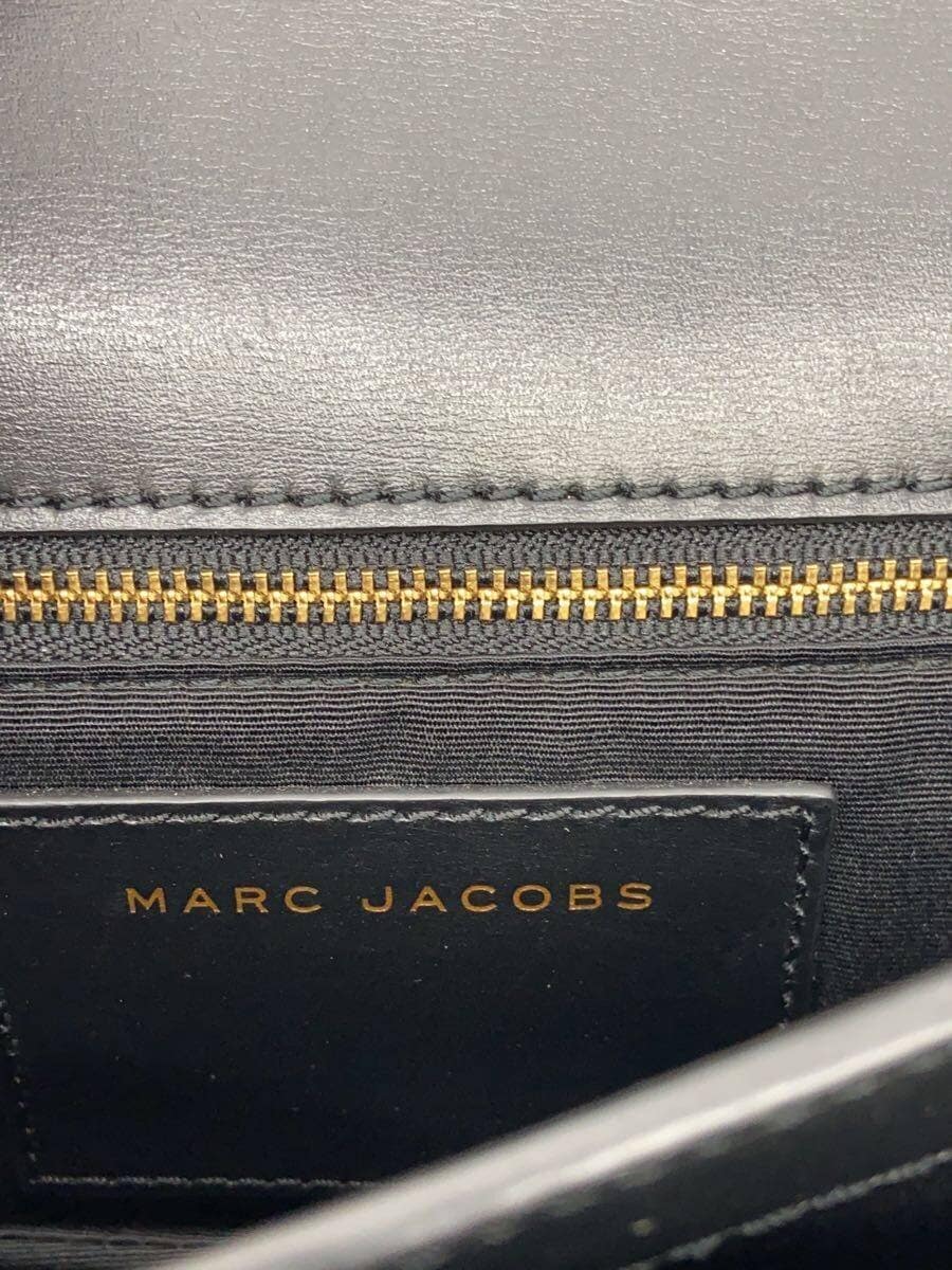 MARC JACOBS Shoulder Bag Leather BLK Solid 5