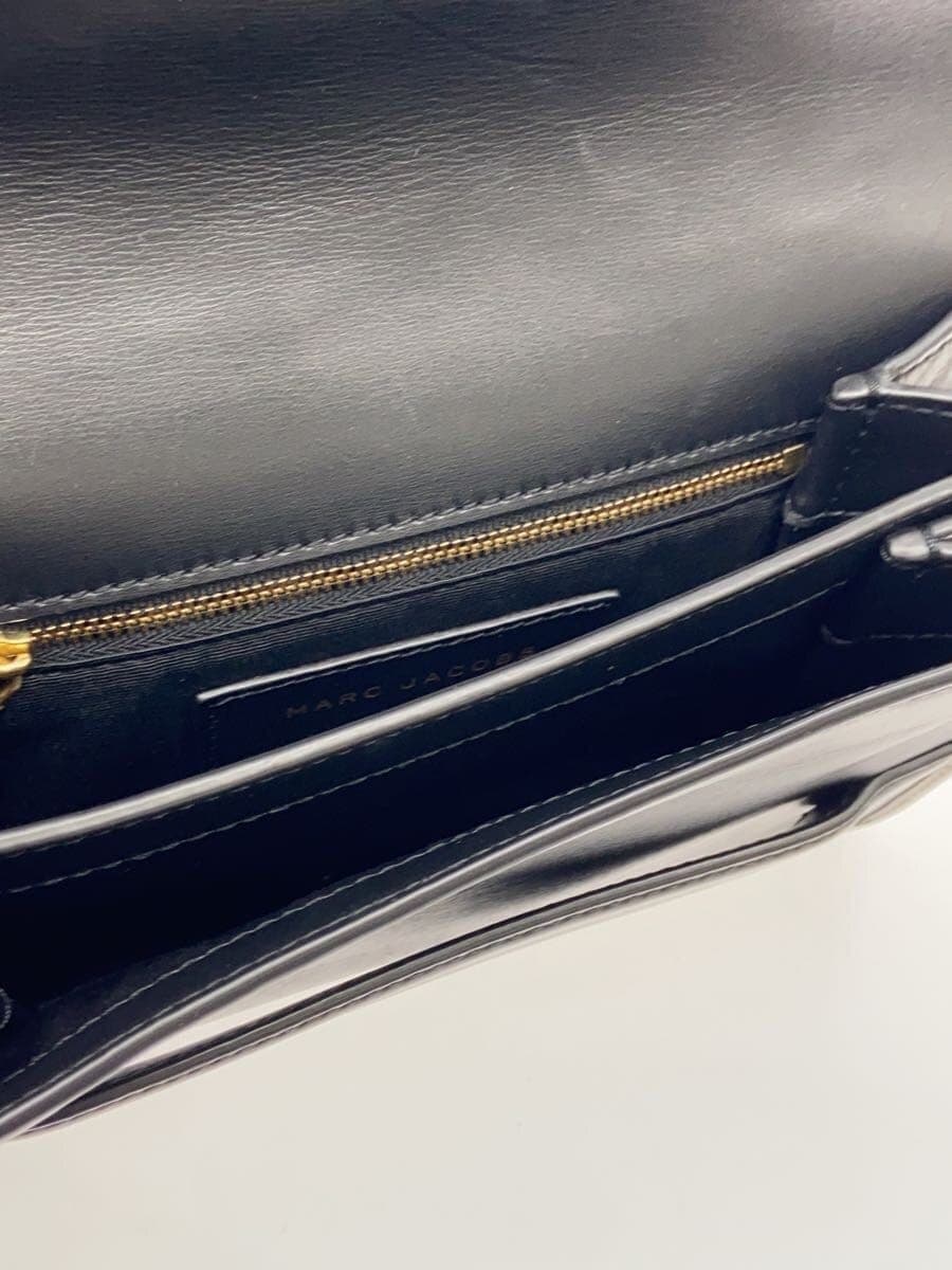 MARC JACOBS Shoulder Bag Leather BLK Solid 6