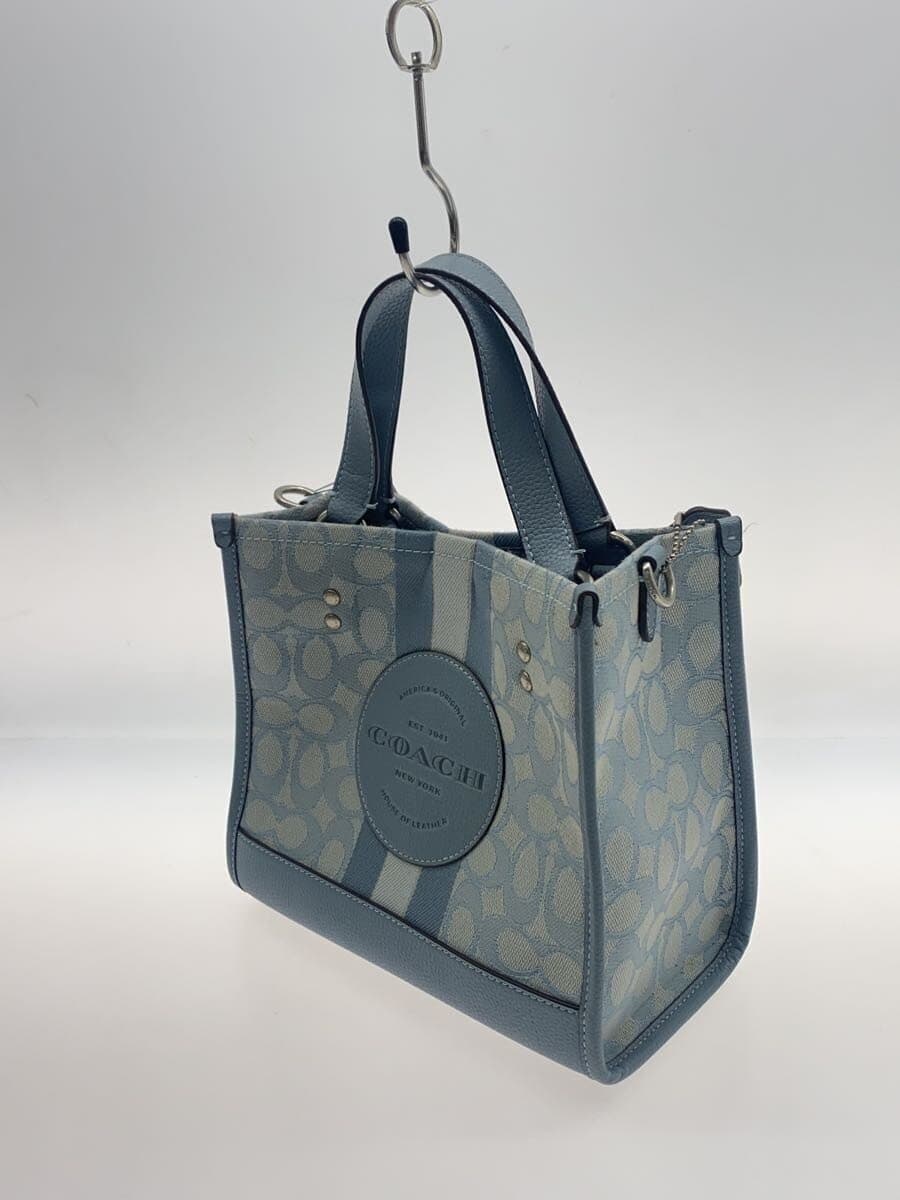 COACH Shoulder Bag BLU C8417 2