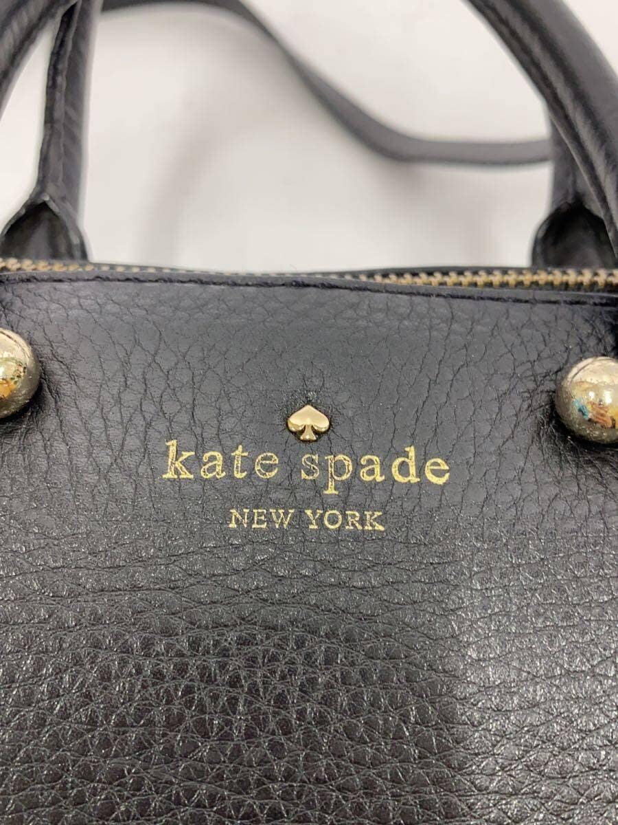 kate spade new york Handbag Leather BLK Solid 5