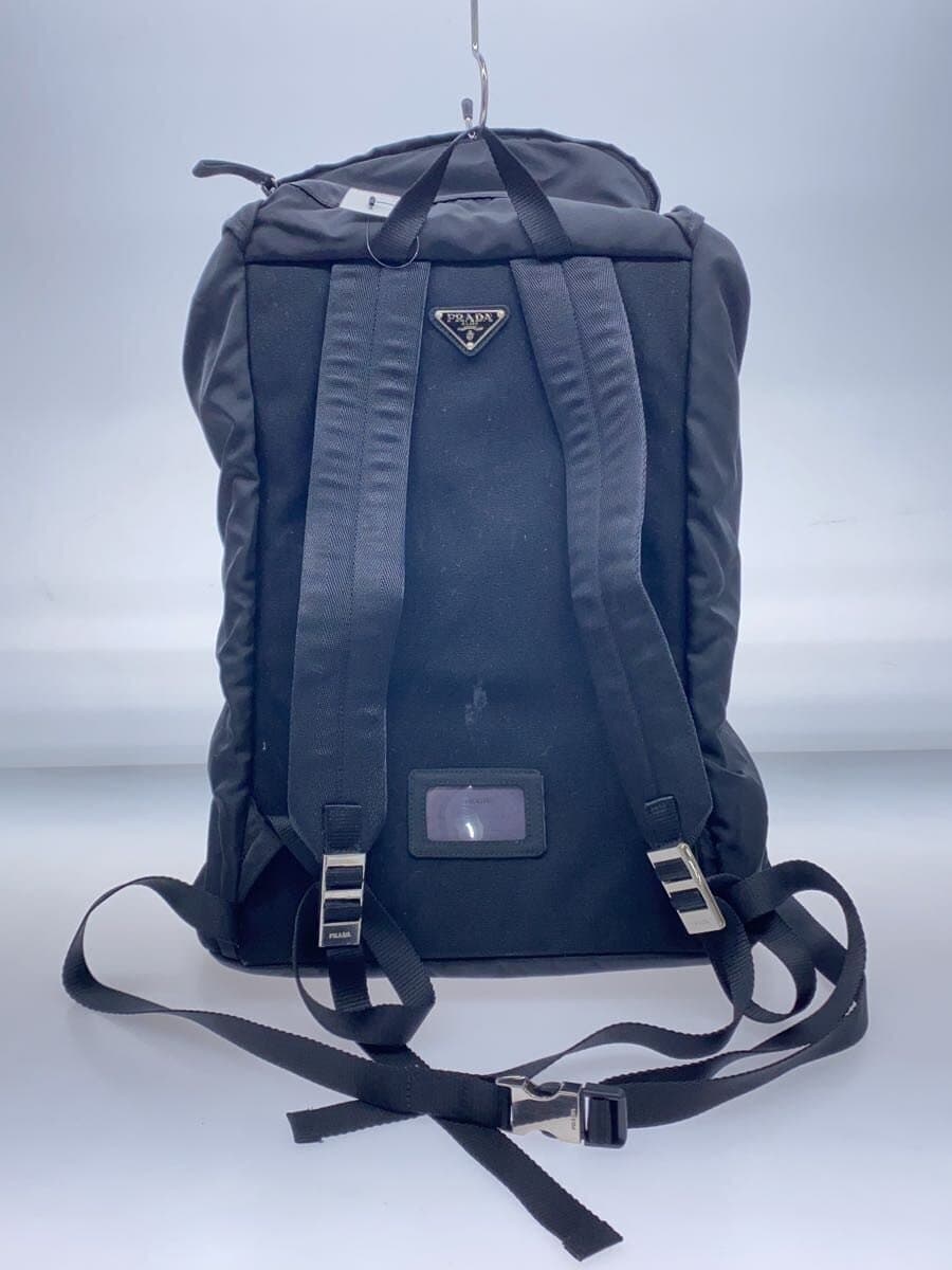 PRADA Backpack Nylon BLK V136 3