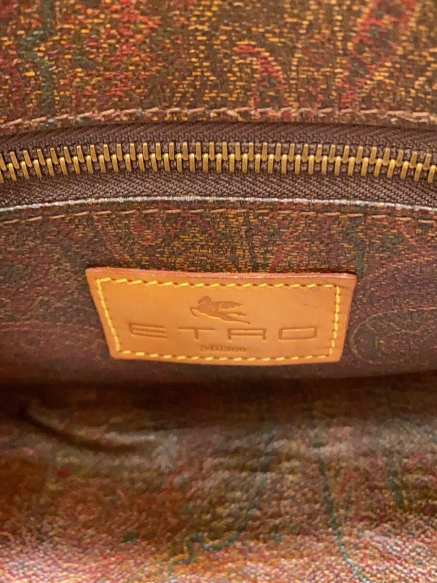 ETRO Boston Bag PVC BRW Paisley 5