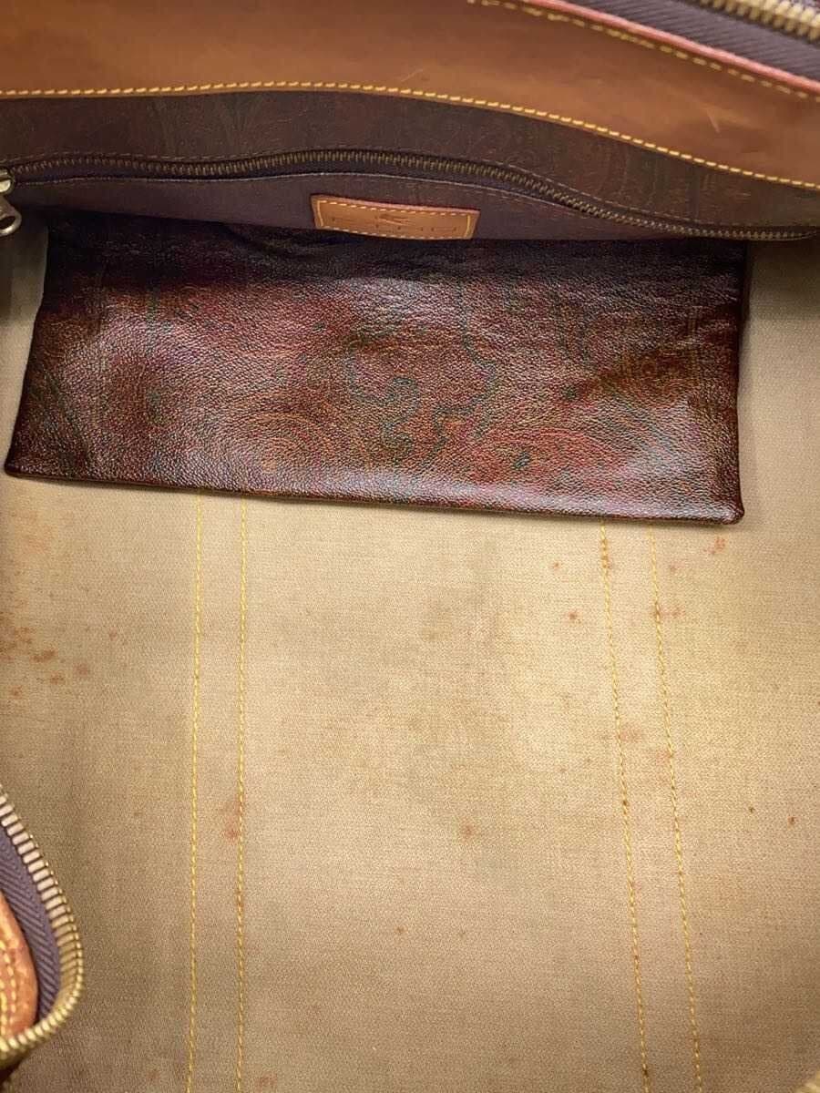 ETRO Boston Bag PVC BRW Paisley 6