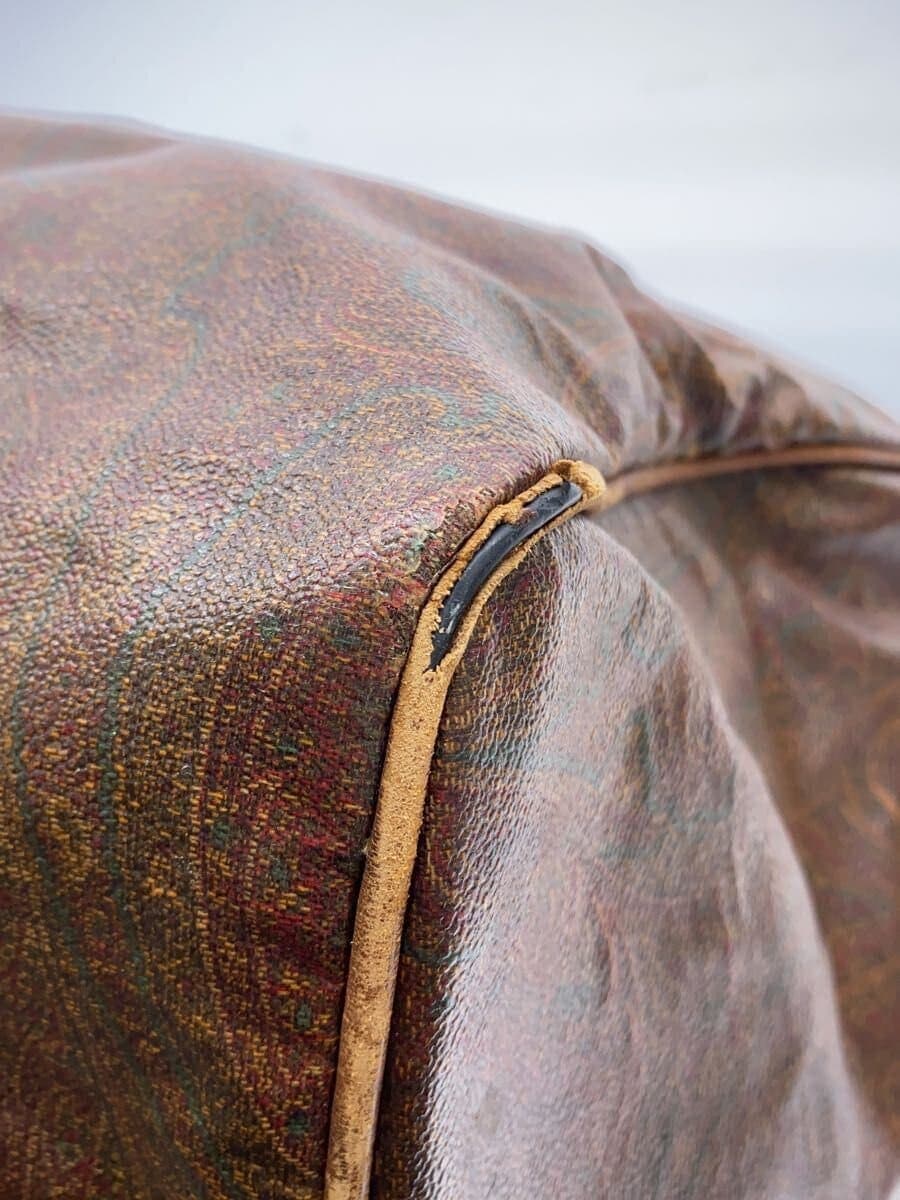 ETRO Boston Bag PVC BRW Paisley 7