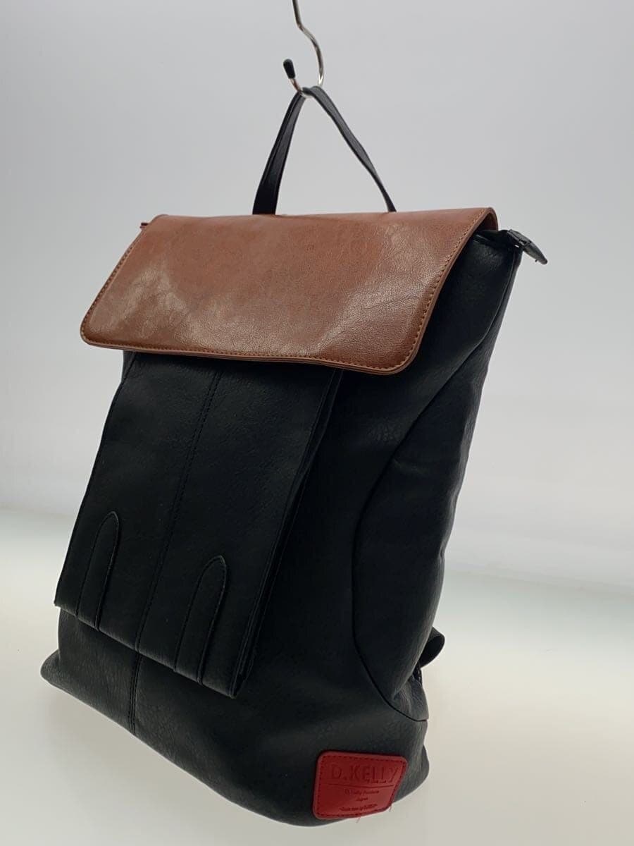 D.KELLY Backpack Leather BLK 2