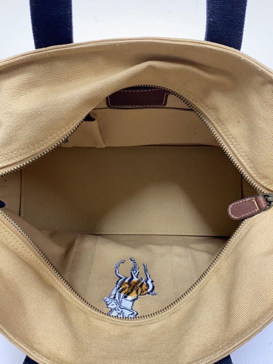 RALPH LAUREN Tote Bag Canvas CML Solid 6
