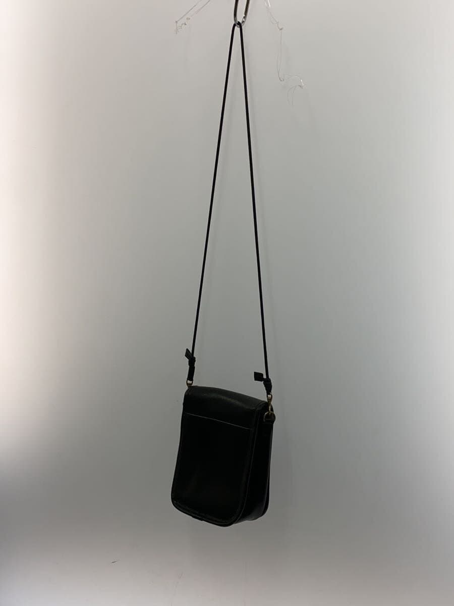 SLOW Shoulder Bag Leather BLK 2
