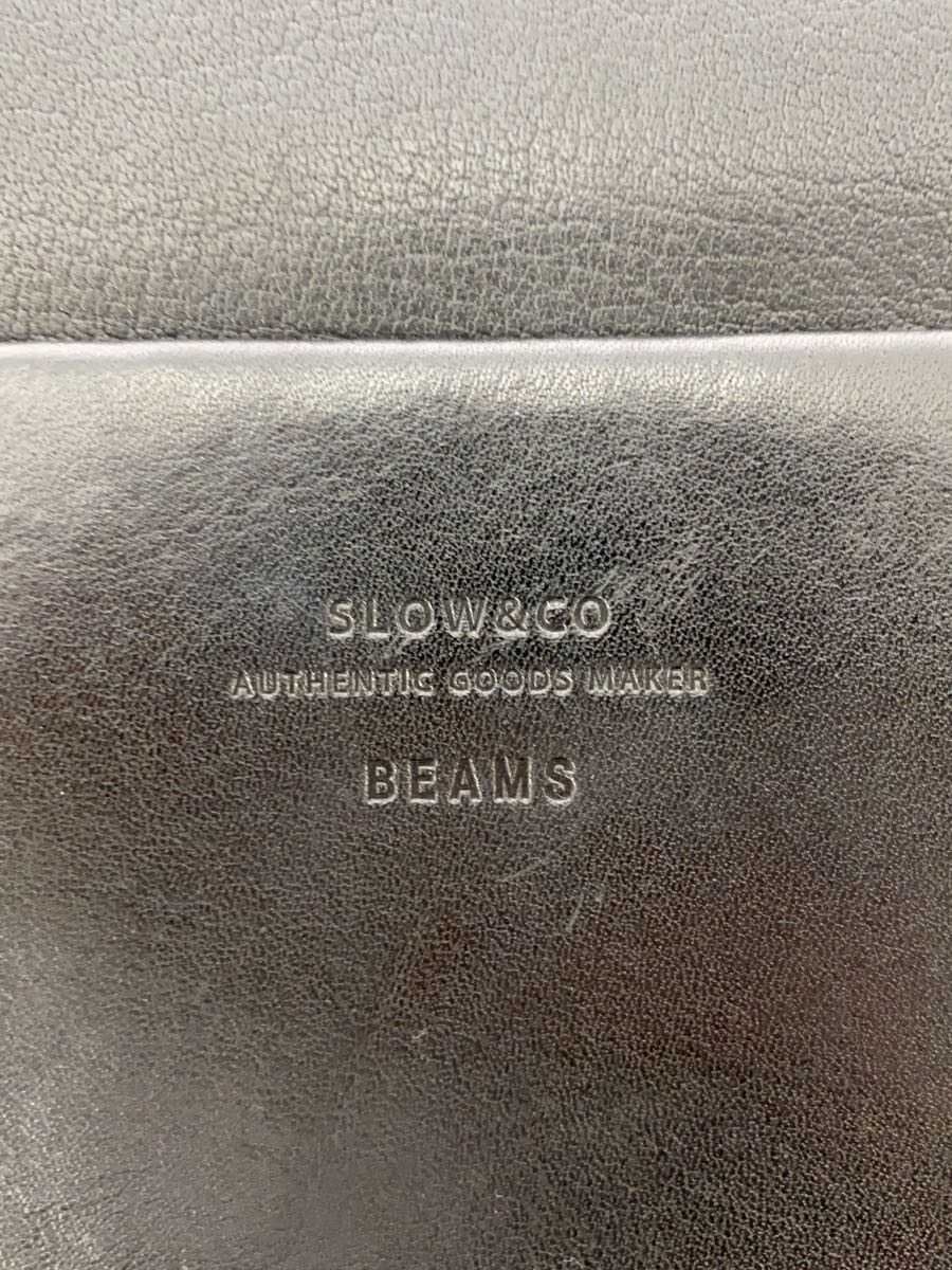 SLOW Shoulder Bag Leather BLK 5