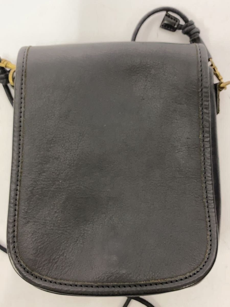 SLOW Shoulder Bag Leather BLK 7