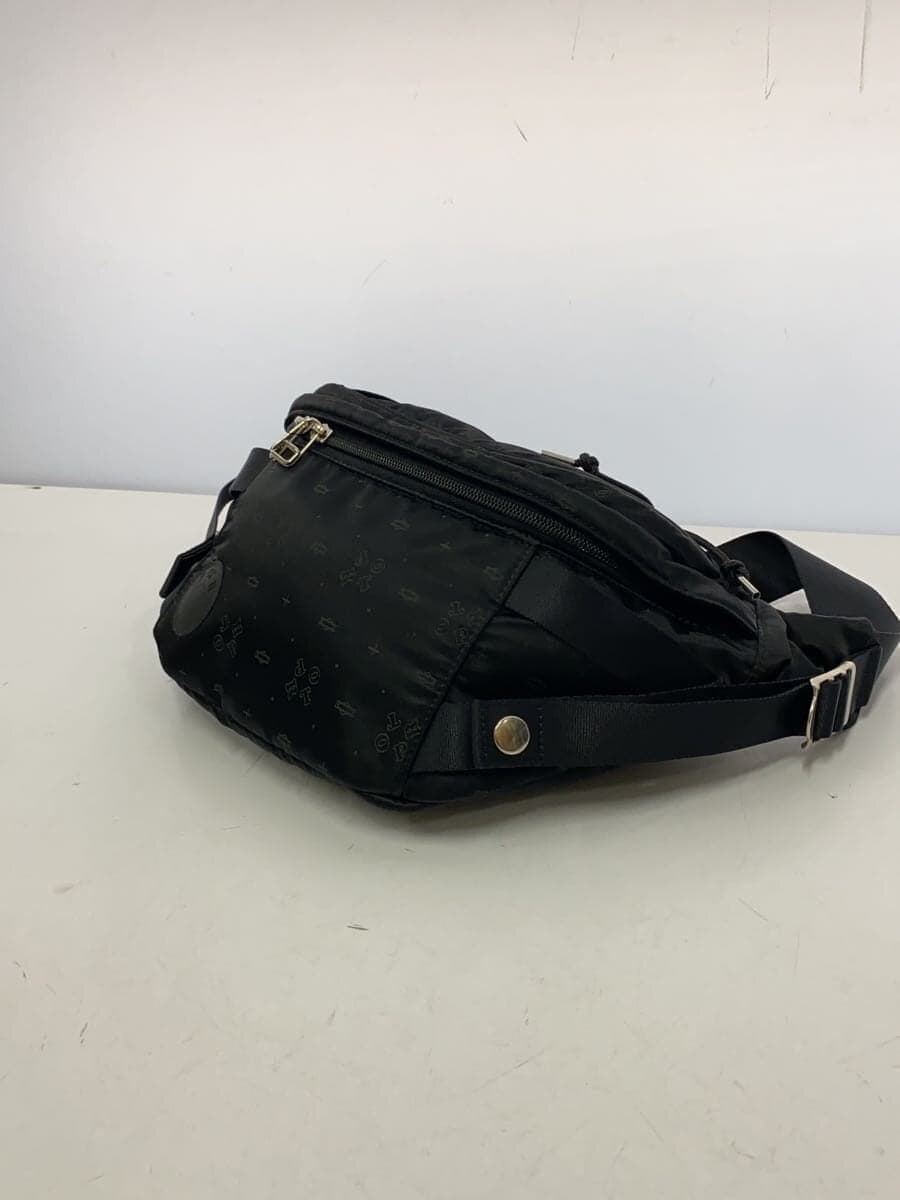 PORTERMONOGRM WAIST BAG Nylon BLK All Over Pattern 2
