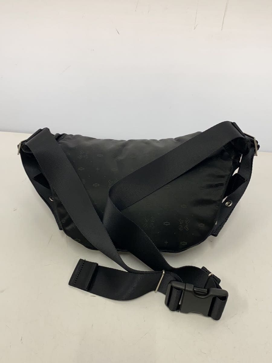 PORTERMONOGRM WAIST BAG Nylon BLK All Over Pattern 3