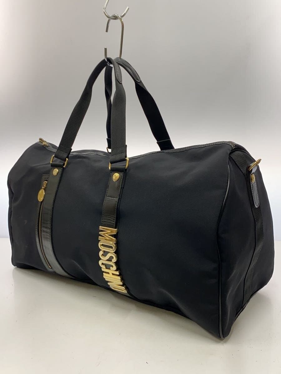 MOSCHINO Boston Bag Nylon BLK 2