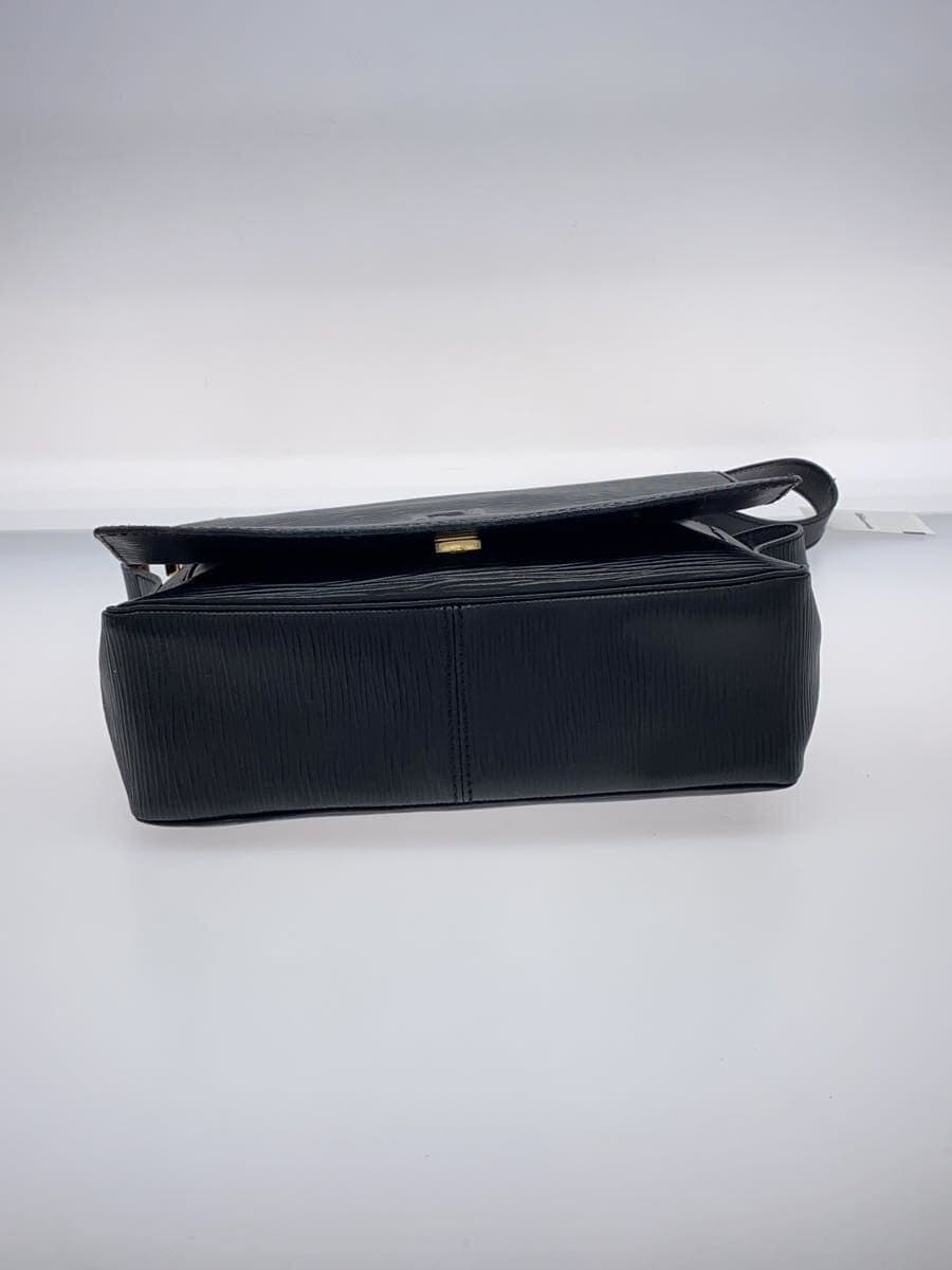 FENDI shoulder bag leather BLK 4