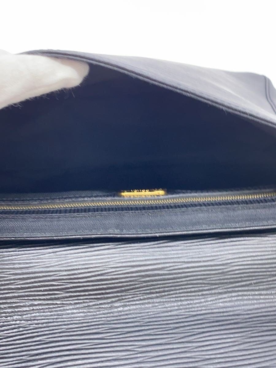 FENDI shoulder bag leather BLK 6