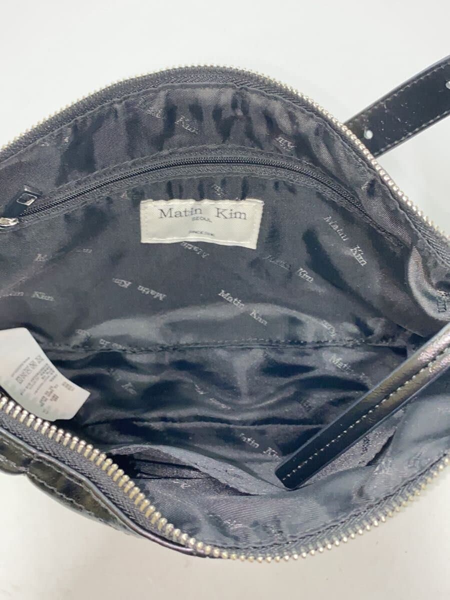 Matin Kim Shoulder Bag Faux Leather BLK MK2411BG002M-BB-F 5