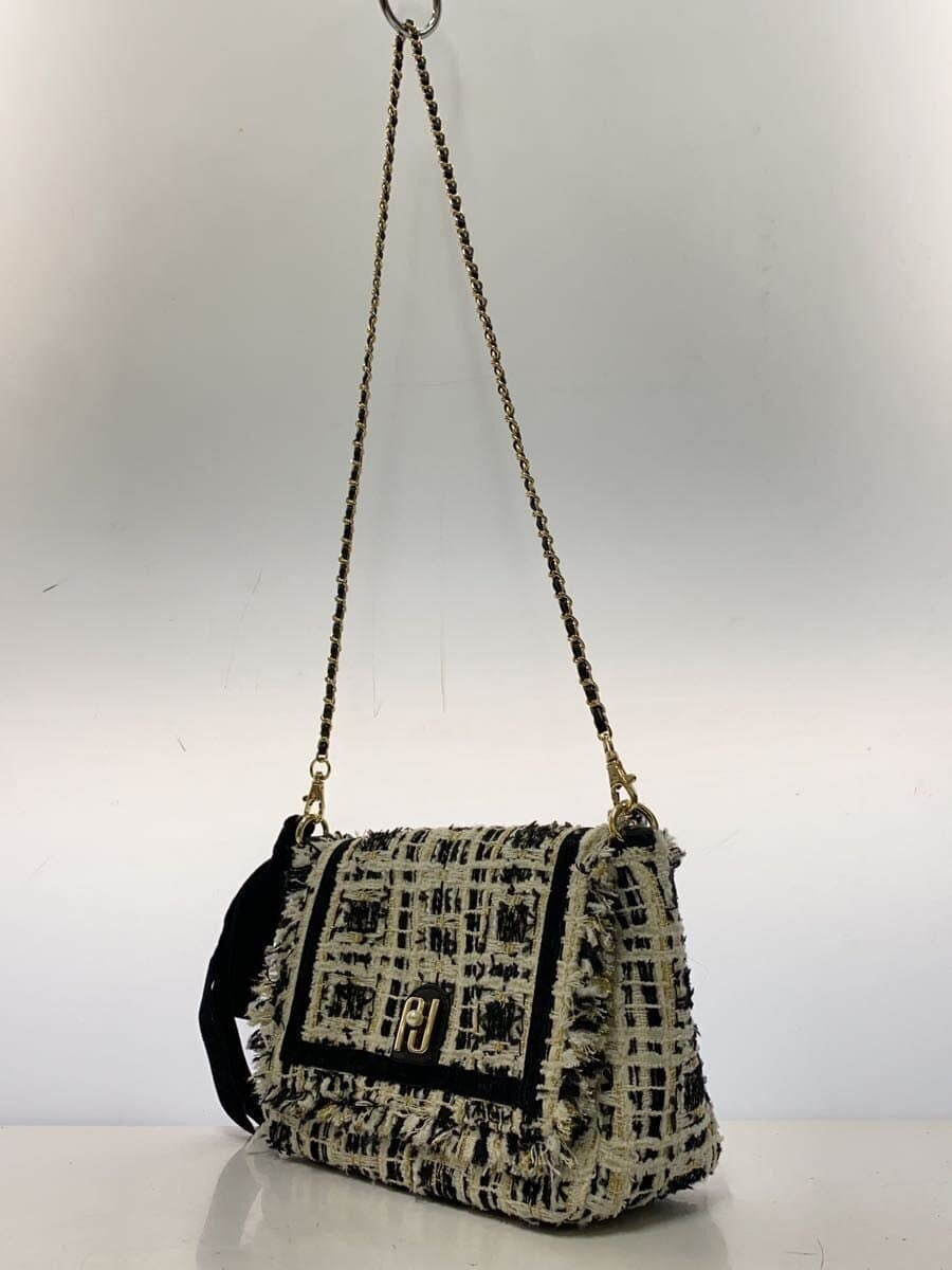 JILL by JILLSTUART Shoulder Bag Tweed BLK Check 125-5280008 2