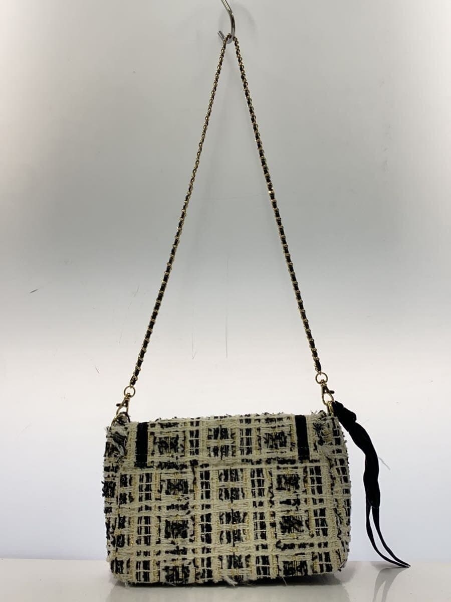 JILL by JILLSTUART Shoulder Bag Tweed BLK Check 125-5280008 3