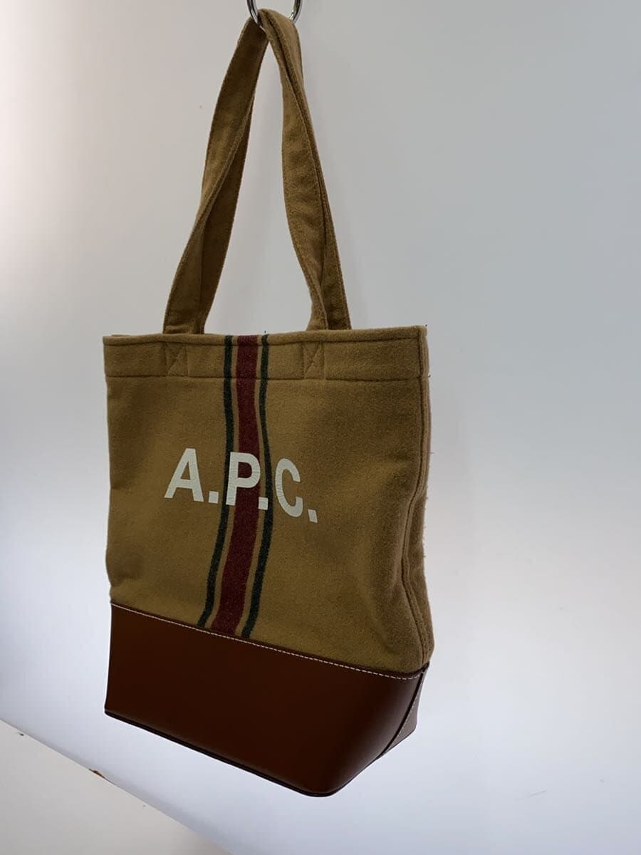 A.P.C. Tote Bag Wool BRW 2