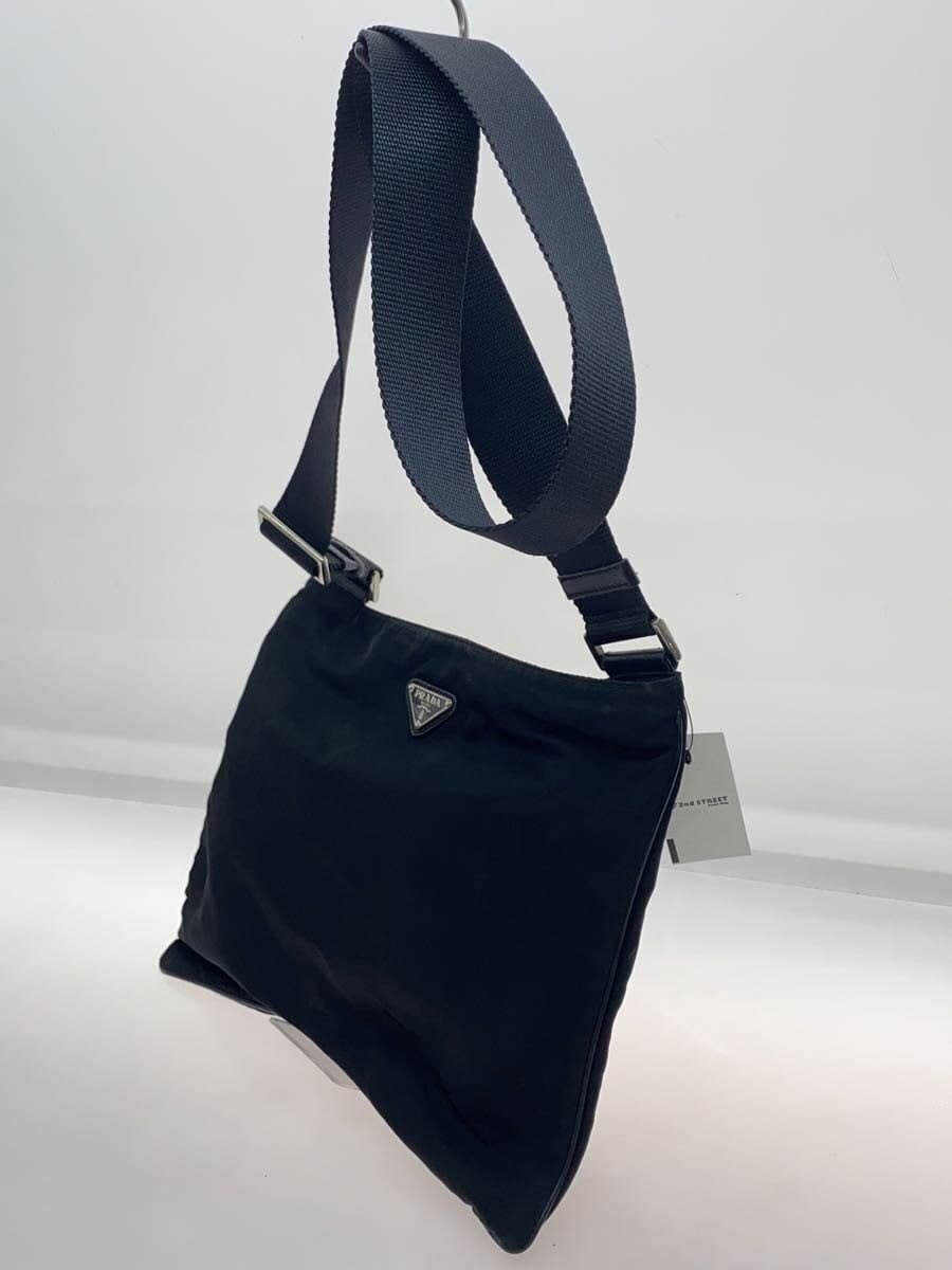 PRADA shoulder bag nylon BLK 2