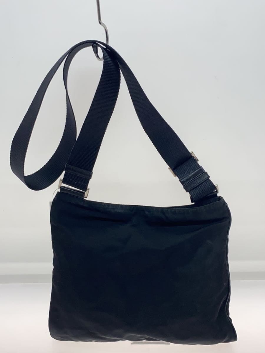 PRADA shoulder bag nylon BLK 3