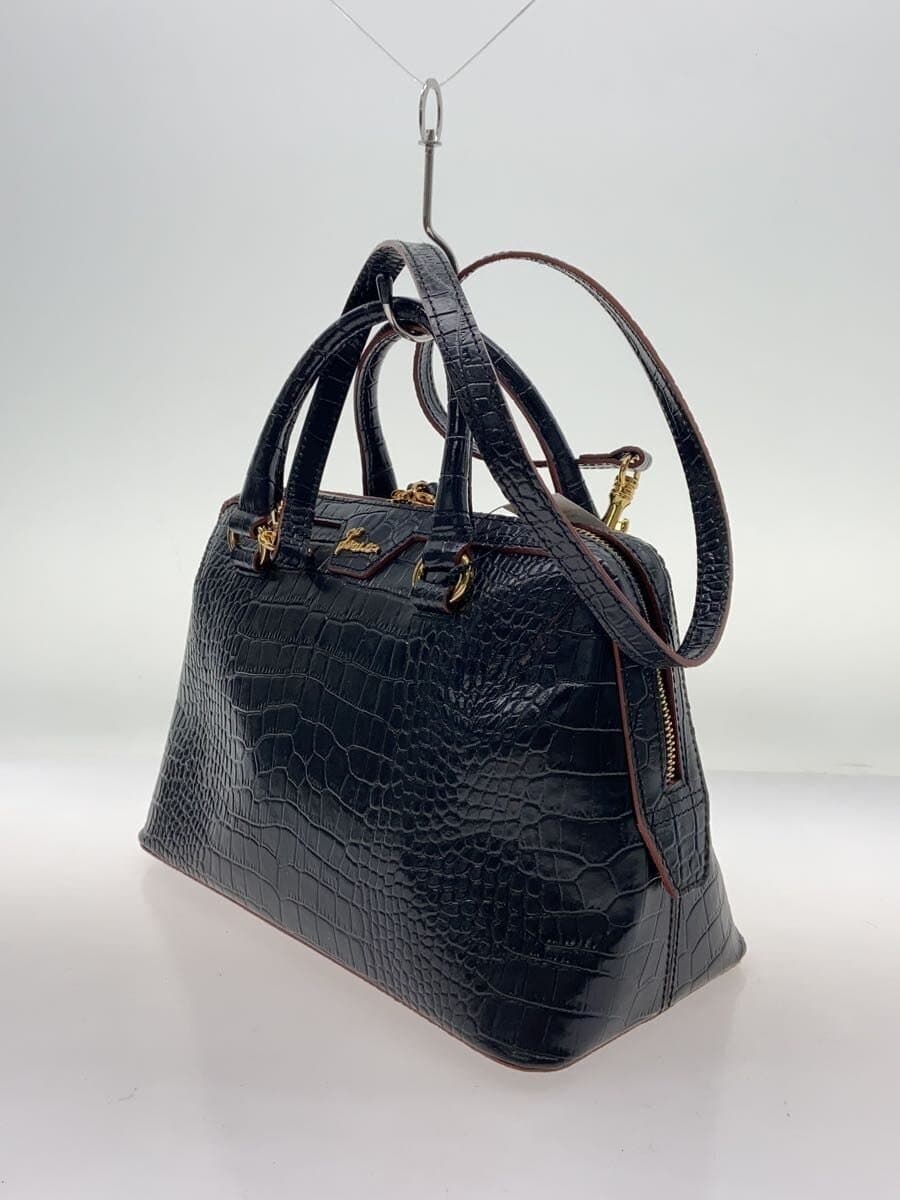 IACUCCI Shoulder Bag Leather BLK 2