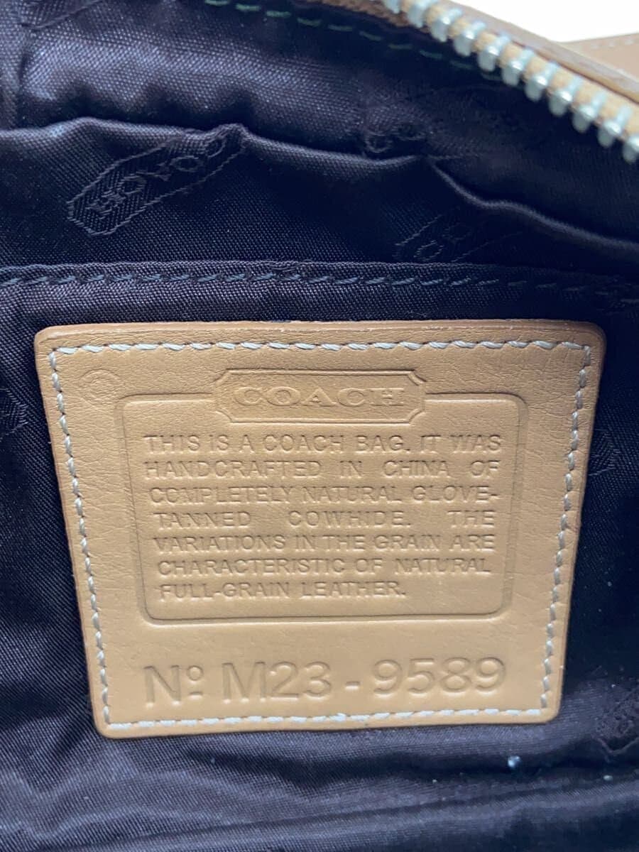 COACH Shoulder Bag Leather CML 9589 5