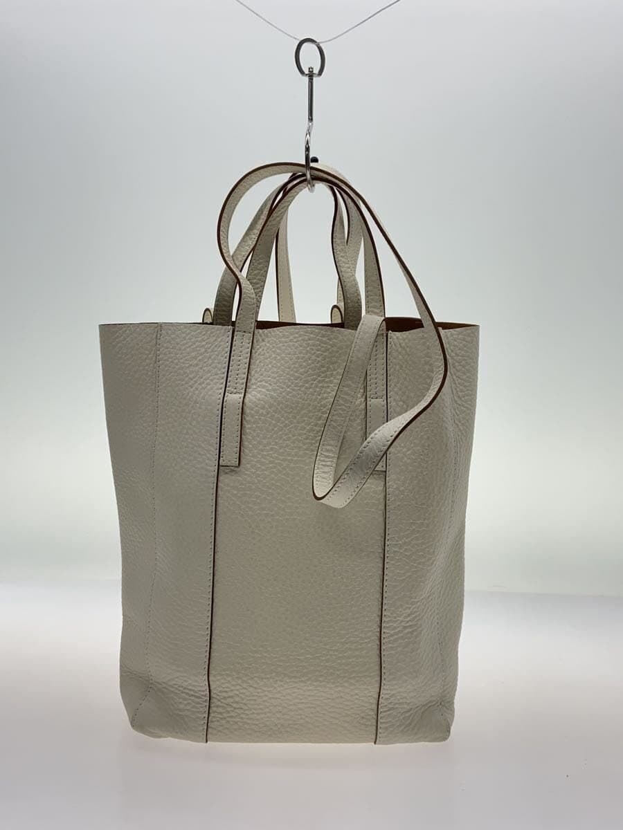 GIANNI CHIARINI Tote Bag Leather WHT 3