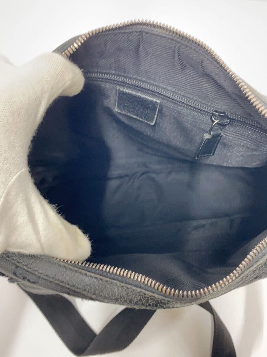 GUCCI Shoulder Bag_GG Canvas Canvas BLK 114272 6