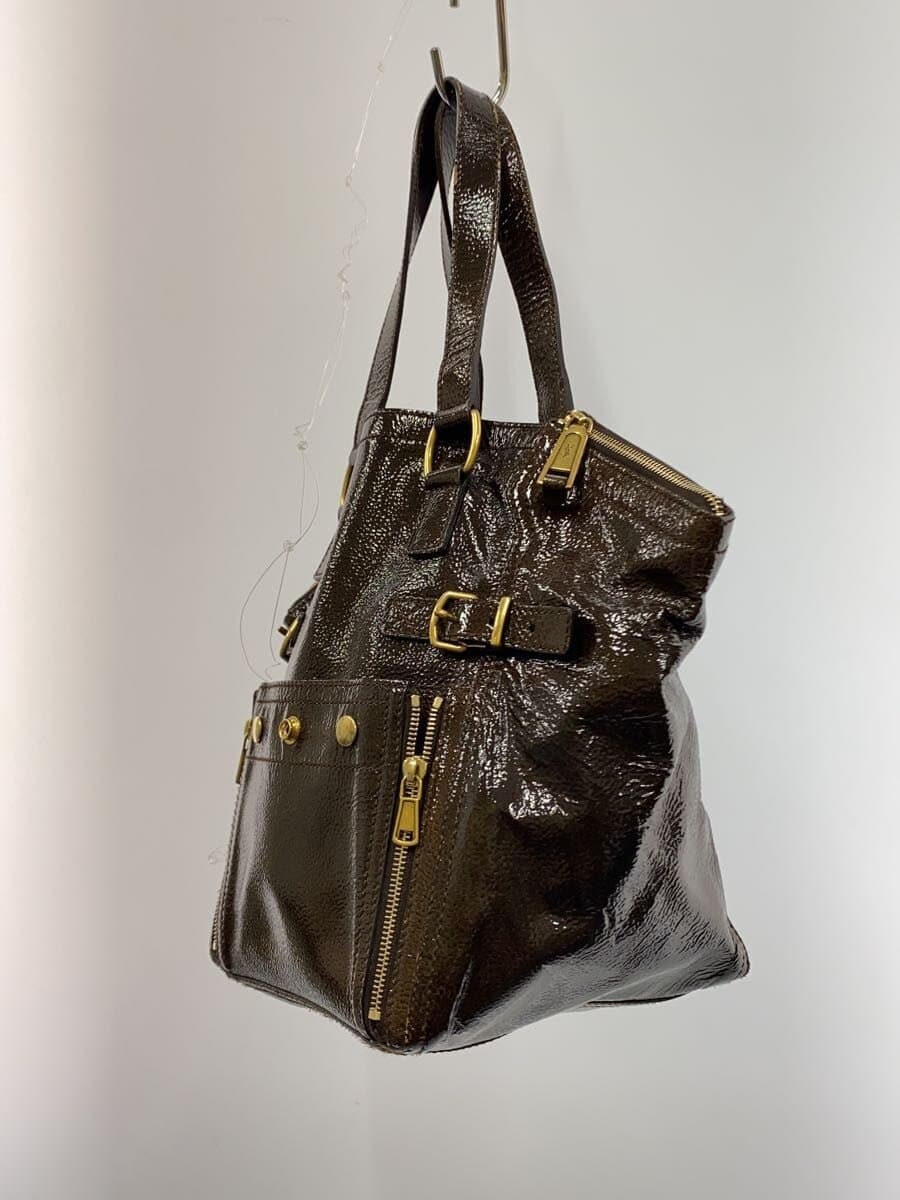 YVES SAINT LAURENT rive gauche handbag leather BRW 2