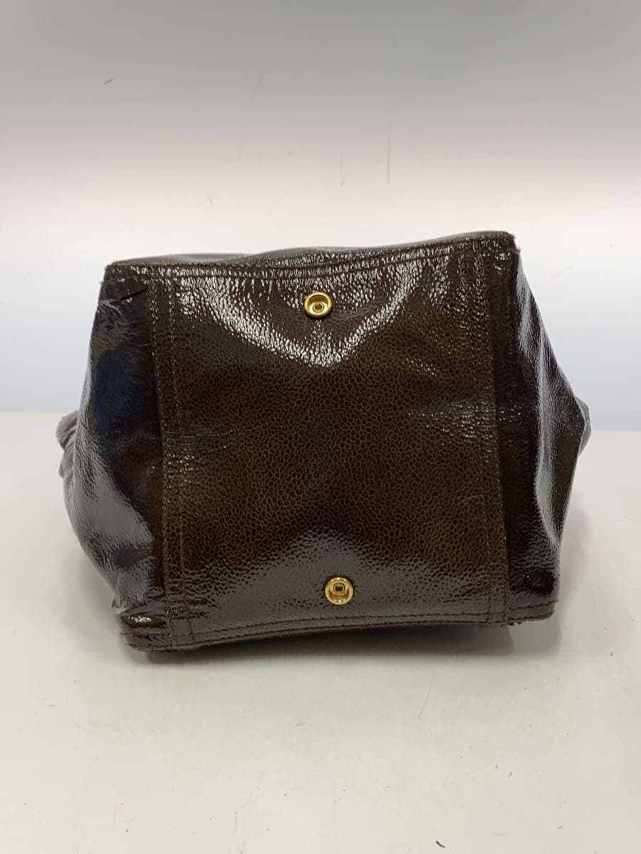 YVES SAINT LAURENT rive gauche handbag leather BRW 4