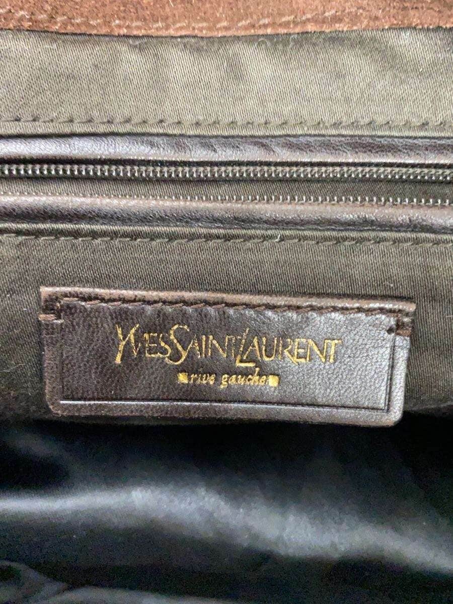 YVES SAINT LAURENT rive gauche handbag leather BRW 5