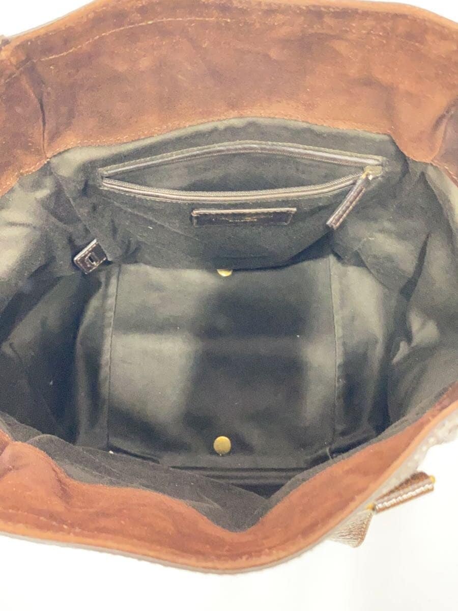 YVES SAINT LAURENT rive gauche handbag leather BRW 6