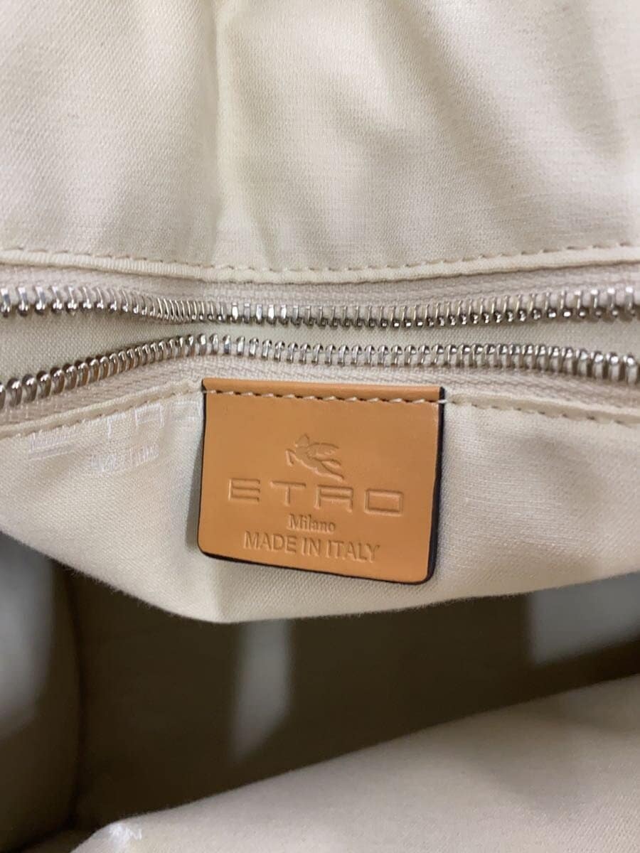 ETRO tote bag -- BEG animal 1N668 2930 5