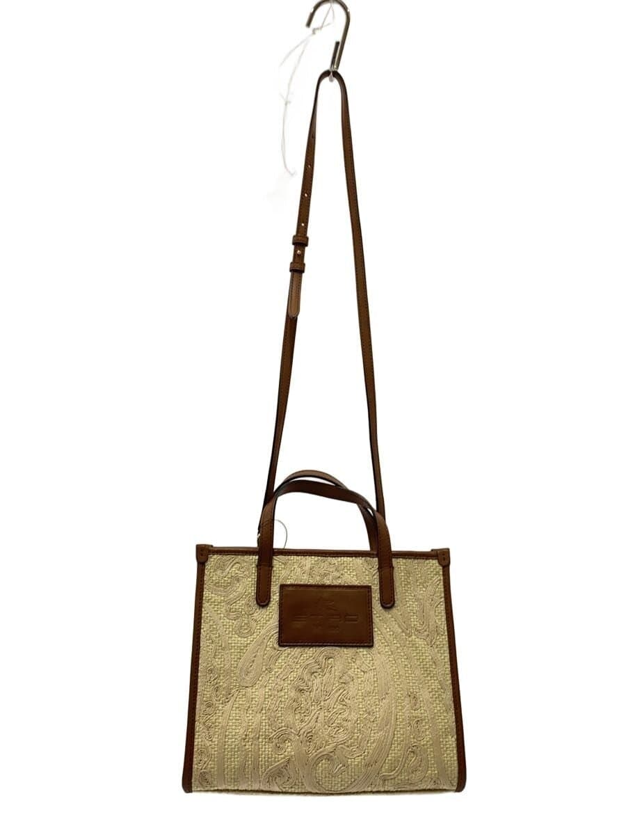 ETRO Shoulder Bag -- BEG All-over pattern 1N895-7091